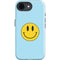 Blue Happy Face iPhone 16e Impact Case