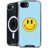 Blue Happy Face iPhone 16e MagSafe Case