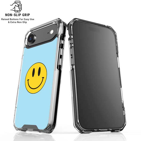 Blue Happy Face iPhone 17 Air MagSafe Case