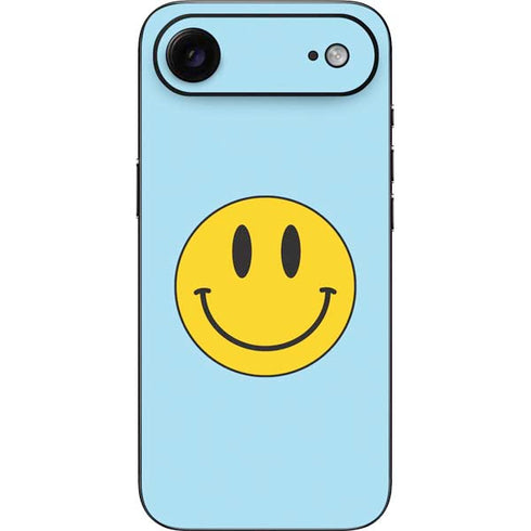 Blue Happy Face iPhone 17 Air Skin