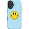 Blue Happy Face iPhone 17 Impact Case