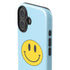 Blue Happy Face iPhone 17 Impact Case