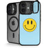 Blue Happy Face iPhone 17 Kickstand Case