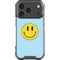 Blue Happy Face iPhone 17 Pro Clear Case