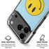 Blue Happy Face iPhone 17 Pro Clear Case