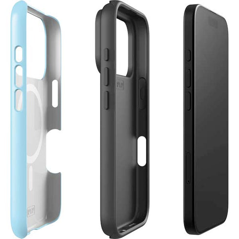 Blue Happy Face iPhone 17 Pro Magsafe Impact Case