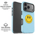 Blue Happy Face iPhone 17 Pro Magsafe Impact Case