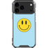 Blue Happy Face iPhone 17 Pro Max Clear Case