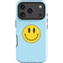 Blue Happy Face iPhone 17 Pro Max Impact Case