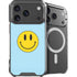 Blue Happy Face iPhone 17 Pro Max MagSafe Case