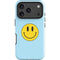 Blue Happy Face iPhone 18 Pro Impact Case