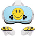 Blue Happy Face Meta Quest 3S Skin