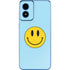 Blue Happy Face Moto G Play 4G (2024) Skin