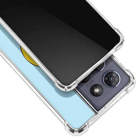 Blue Happy Face Moto G Power 5G (2025) Clear Case