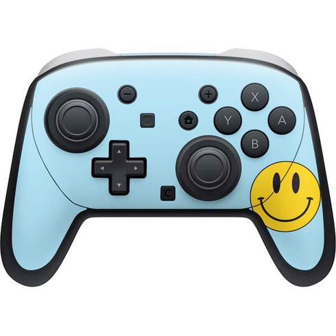 Blue Happy Face Nintendo Skins