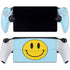 Blue Happy Face PlayStation Portal Remote Player Skin