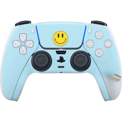 Blue Happy Face PS5 Pro Bundle Skin