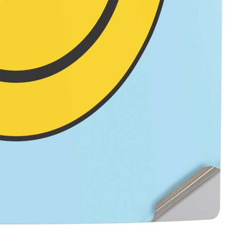 Blue Happy Face PS5 Pro Console Skin