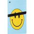 Blue Happy Face PS5 Pro Disk Console Skin