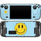 Blue Happy Face Steam Deck Handheld Gaming Computer OLED Skin