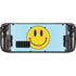 Blue Happy Face Steam Deck Handheld Gaming Computer Skin
