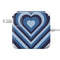 Blue Heart Pattern 85W Power Adapter (15 and 17 inch MacBook Pro Charger) Skin