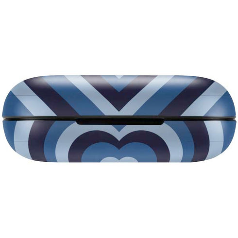 Blue Heart Pattern Amazon Echo Buds Skin