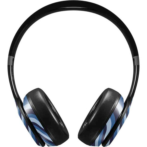 Blue Heart Pattern Beats Solo 4 Wireless Headphones Skin