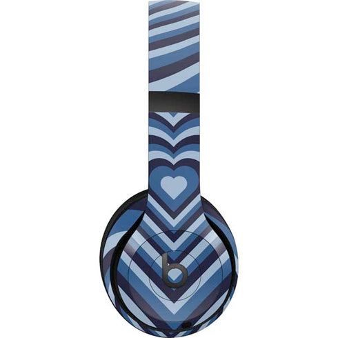 Blue Heart Pattern Beats Studio Pro Wireless Headphones Skin