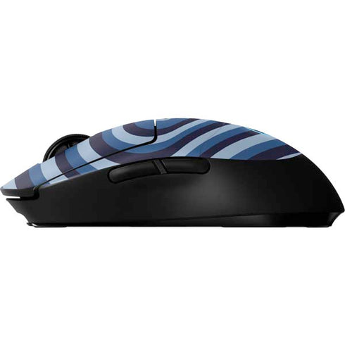 Blue Heart Pattern G Pro Wireless Gaming Mouse Skin