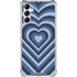 Blue Heart Pattern Gabb Phone 4 Clear Case