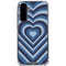 Blue Heart Pattern Galaxy A36 5G Clear Case