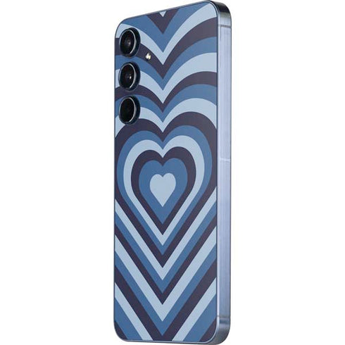 Blue Heart Pattern Galaxy A36 5G Skin