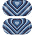 Blue Heart Pattern Galaxy Buds Plus Skin