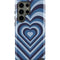 Blue Heart Pattern Galaxy S23 Ultra Pro Case