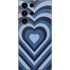 Blue Heart Pattern Galaxy Skins
