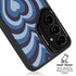 Blue Heart Pattern Galaxy S25 Kickstand Case