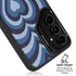 Blue Heart Pattern Galaxy S25 Plus Kickstand Case