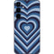 Blue Heart Pattern Galaxy S24 Skin