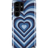 Blue Heart Pattern Galaxy Cases