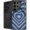 Blue Heart Pattern Galaxy S24 Ultra Kickstand Case
