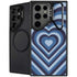Blue Heart Pattern Galaxy S24 Ultra Kickstand Case