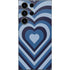 Blue Heart Pattern Galaxy S24 Ultra Skin