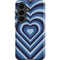 Blue Heart Pattern Galaxy S26 Impact Case