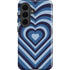 Blue Heart Pattern Galaxy S26 Impact Case