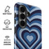 Blue Heart Pattern Galaxy S26 Impact Case