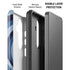 Blue Heart Pattern Galaxy S26 Impact Case