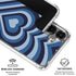 Blue Heart Pattern Galaxy S26 Plus Clear Case