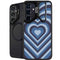 Blue Heart Pattern Galaxy S26 Plus Kickstand Case