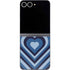 Blue Heart Pattern Galaxy Z Flip6 Skin